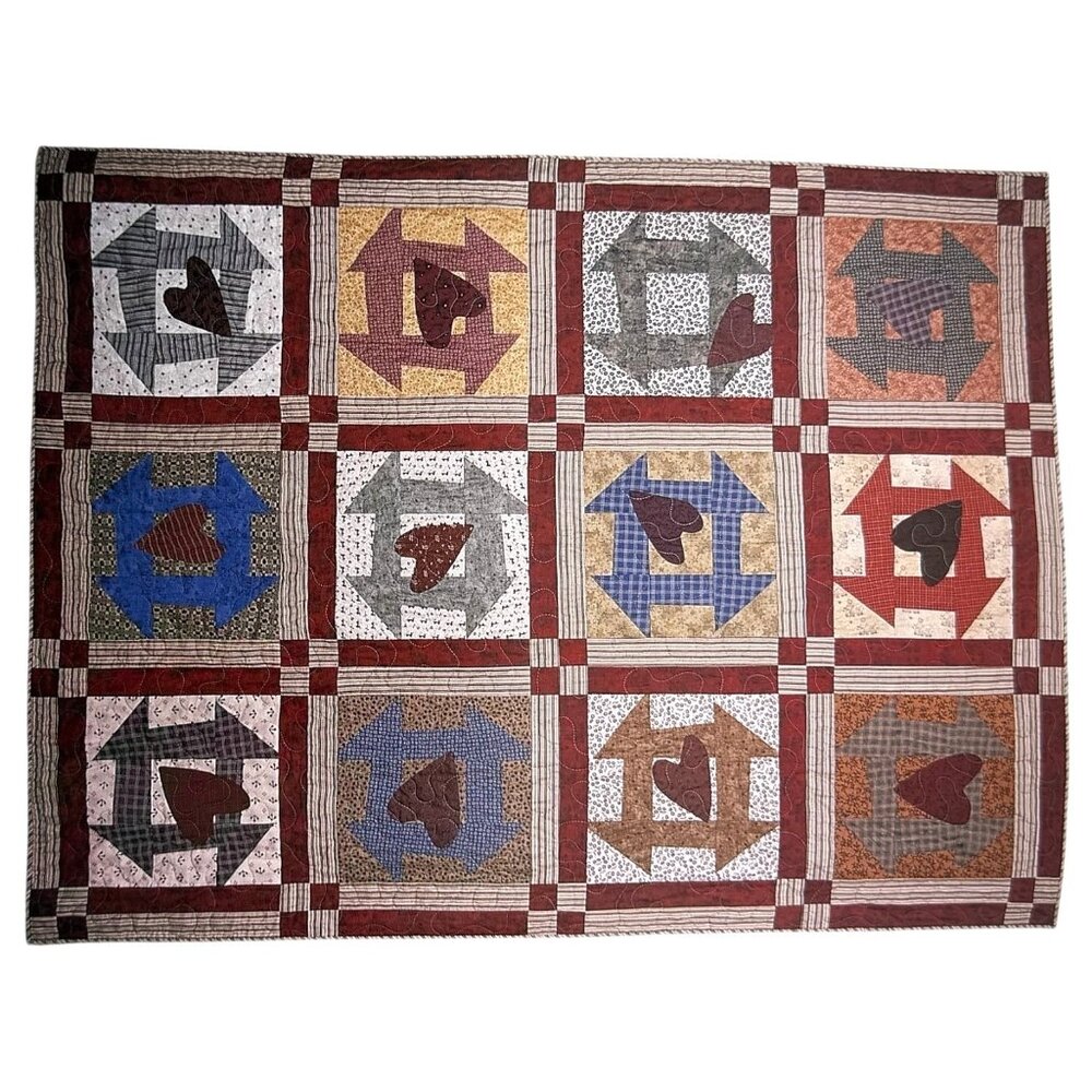 Woolgathering By Whimsicals Quilt Pattern Book Terri Degenkolb Appliqué Vintage - Picture 9 of 10